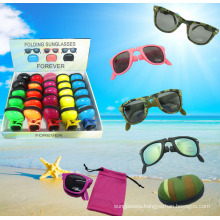 FG1509 China Manufacture UV Protection Folding Beach Sunglass with Case